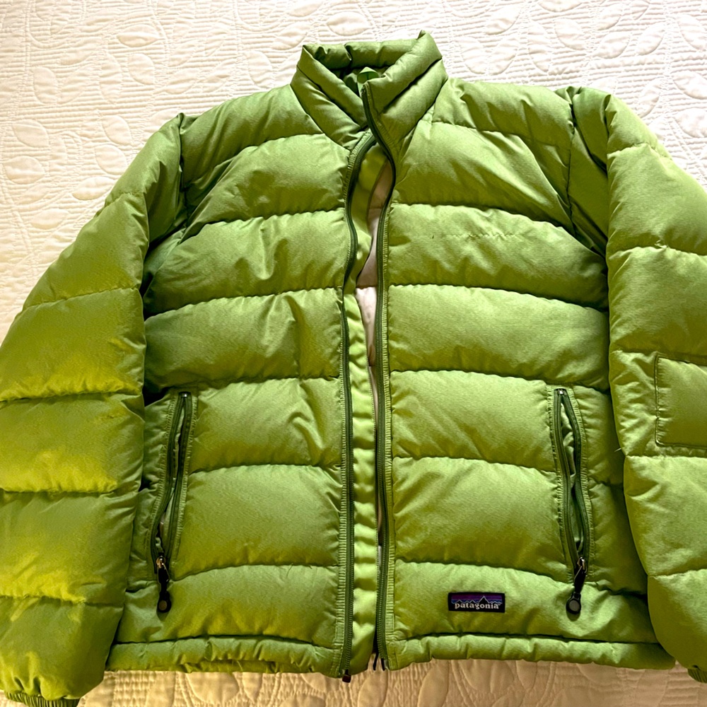 Patagonia puffer jacket Granny Smith Green size Small